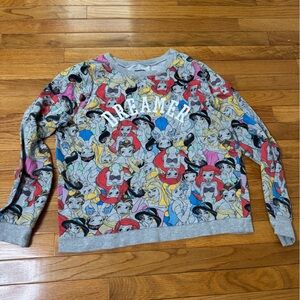 Disney Princess Gray Kids Sweatshirt